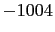 $-1004$